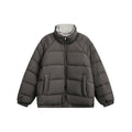 Warm Reversible  White Duck Down Jacket for Men