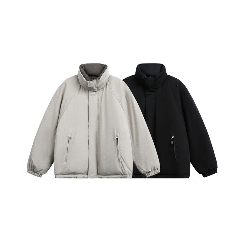 Warm Reversible  White Duck Down Jacket for Men