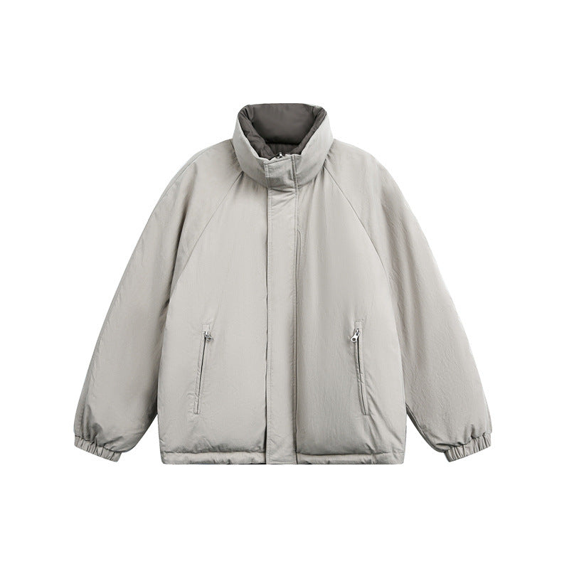 Warm Reversible  White Duck Down Jacket for Men