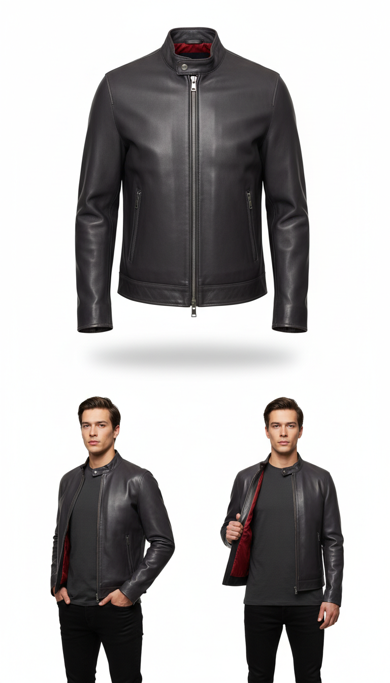 Supple Lambskin Moto Jacket